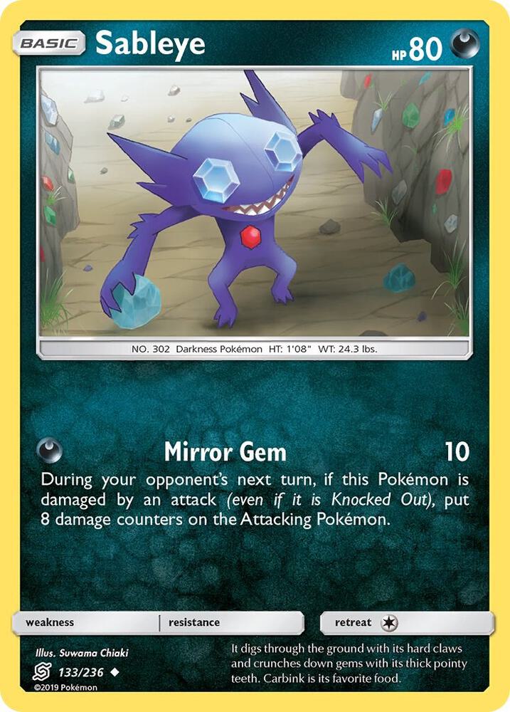 Sableye 133/236 (SM - Unified Minds)  | Good Games Adelaide SA