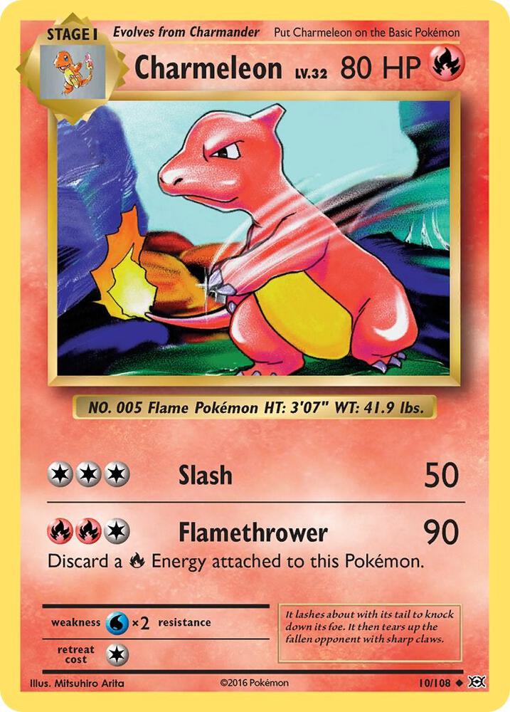 Charmeleon 10/108 (XY - Evolutions)  | Good Games Adelaide SA