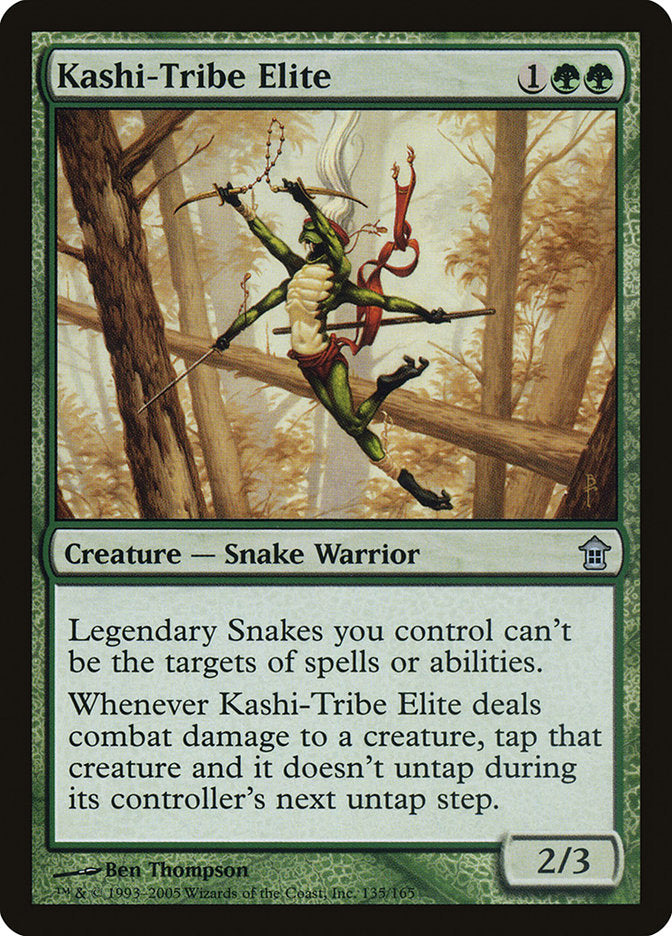 Kashi-Tribe Elite 135 (Saviors of Kamigawa)  - Foil | Good Games Adelaide SA