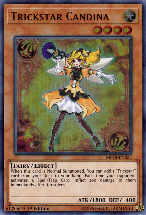 Trickstar Candina [MP18-EN037] Ultra Rare | Good Games Adelaide SA