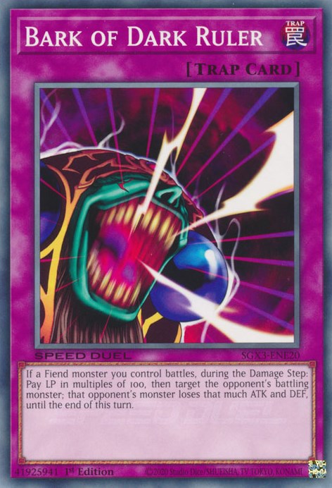 Bark of Dark Ruler [SGX3-ENE20] Common | Good Games Adelaide SA