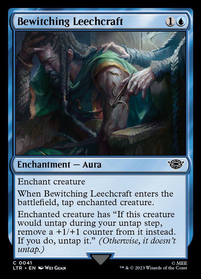 Bewitching Leechcraft 41 (Universes Beyond: The Lord of the Rings: Tales of Middle-earth)  - Foil | Good Games Adelaide SA