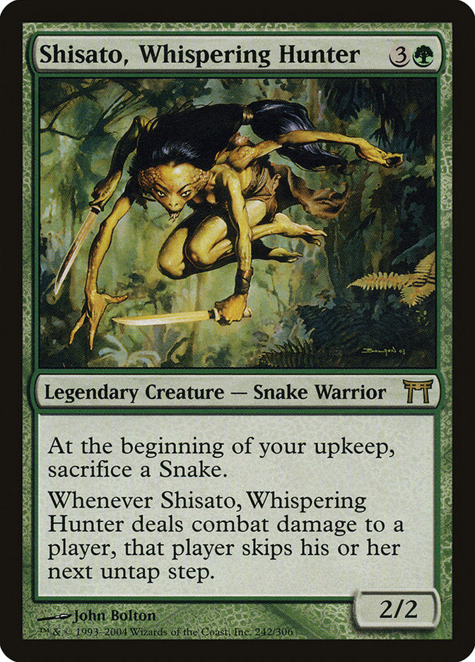 Shisato, Whispering Hunter 242 (Champions of Kamigawa)  | Good Games Adelaide SA