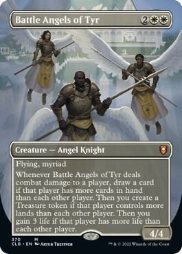 Battle Angels of Tyr Borderless 370 (Commander Legends: Battle for Baldur's Gate)  | Good Games Adelaide SA