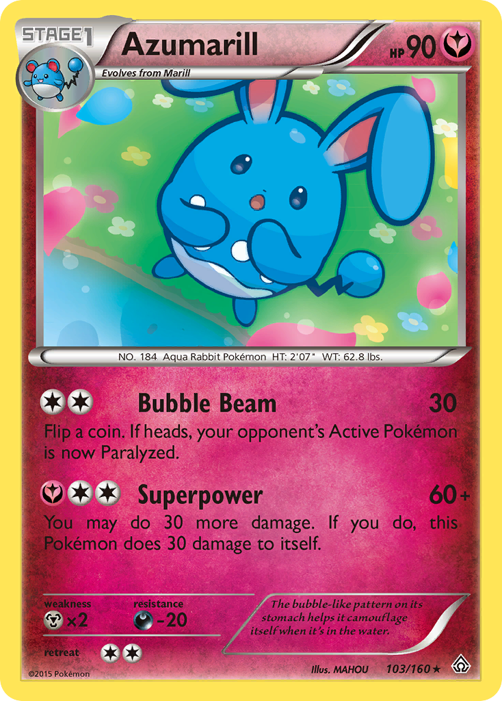Azumarill (103/160) [XY: Primal Clash] | Good Games Adelaide SA