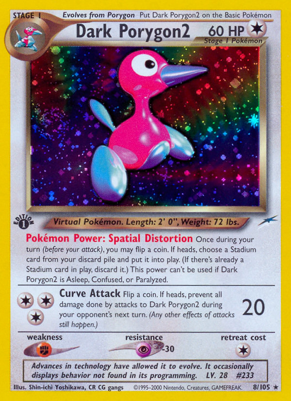 Dark Porygon2 (8/105) [Neo Destiny 1st Edition] | Good Games Adelaide SA