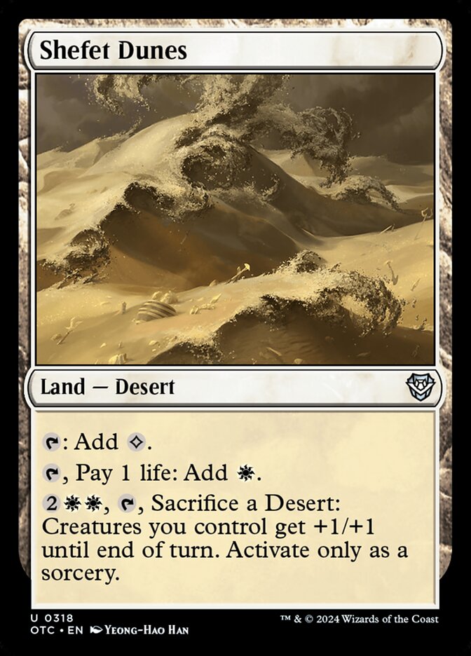Shefet Dunes 318 (Commander: Outlaws of Thunder Junction)  | Good Games Adelaide SA