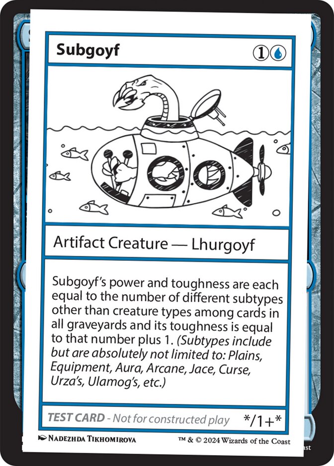 Subgoyf  (Mystery Booster 2 Playtest Cards)  | Good Games Adelaide SA