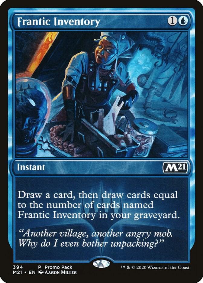 Frantic Inventory 394 (Promo Pack: Core Set 2021)  - Foil | Good Games Adelaide SA