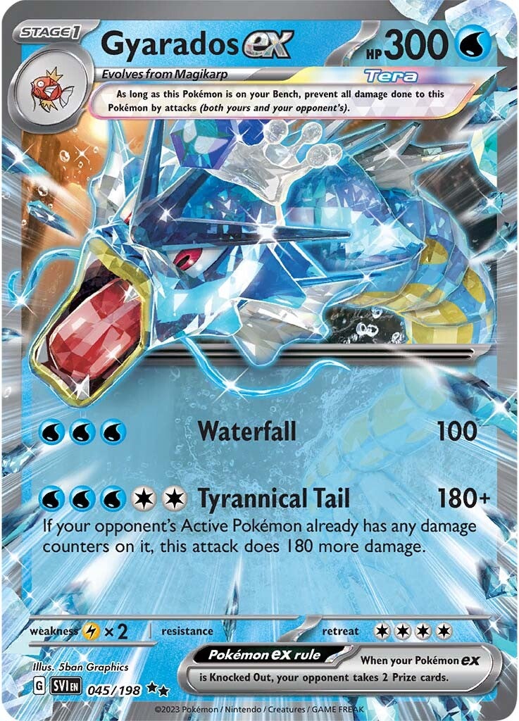 Gyarados ex (045/198) [Scarlet & Violet: Base Set] | Good Games Adelaide SA