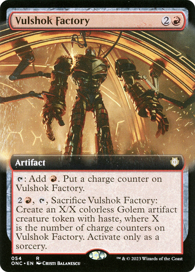 Vulshok Factory (Extended Art) [Phyrexia: All Will Be One Commander] | Good Games Adelaide SA
