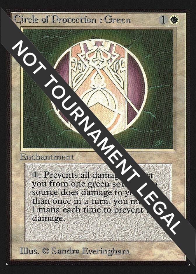 Circle of Protection Green IE  (International Edition)  | Good Games Adelaide SA