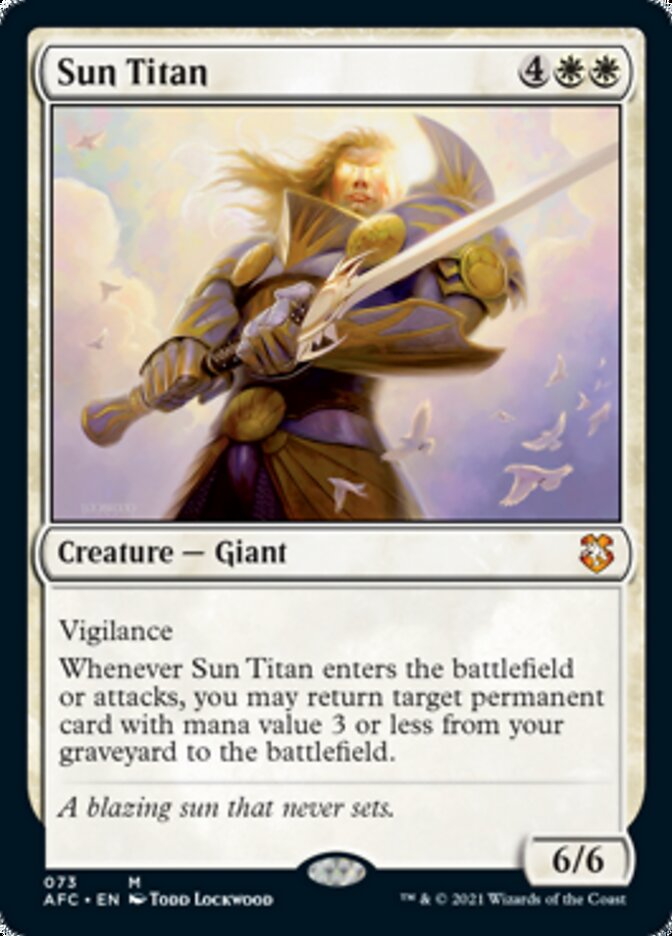 Sun Titan [Dungeons & Dragons: Adventures in the Forgotten Realms Commander] | Good Games Adelaide SA
