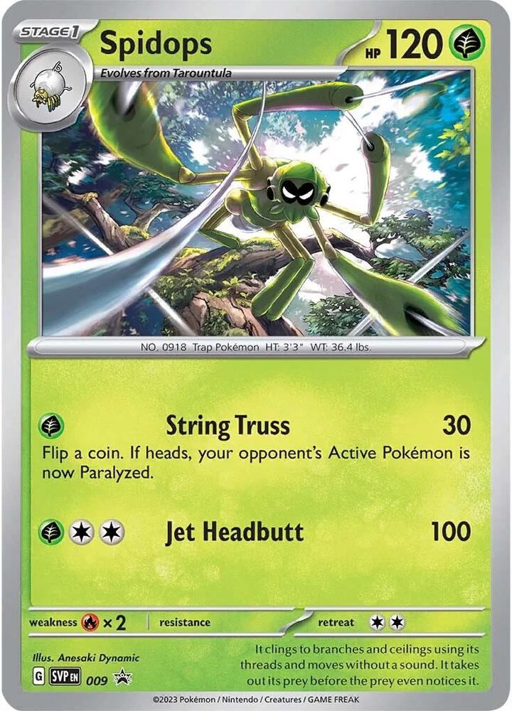 Spidops 009 (SV: Scarlet & Violet Promo Cards)  - Holofoil | Good Games Adelaide SA
