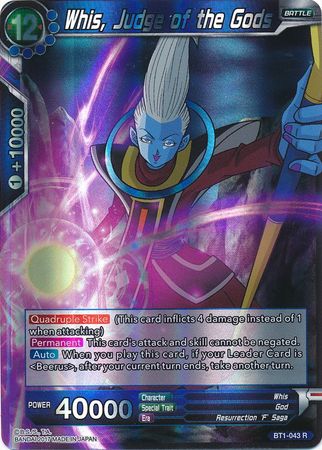 Whis, Judge of the Gods [BT1-043] | Good Games Adelaide SA