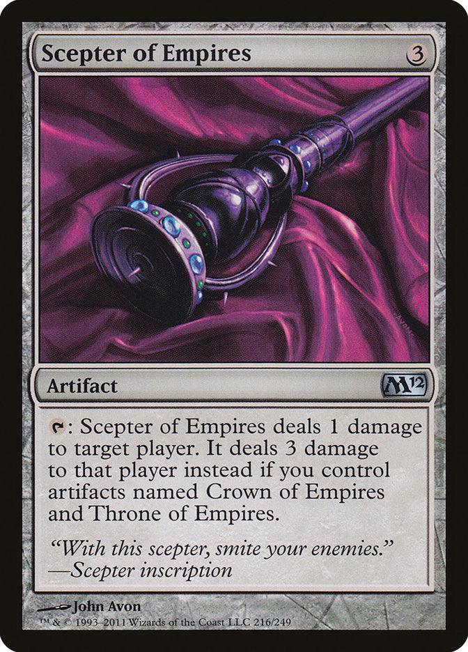 Scepter of Empires 216 (Magic 2012 (M12))  - Foil | Good Games Adelaide SA