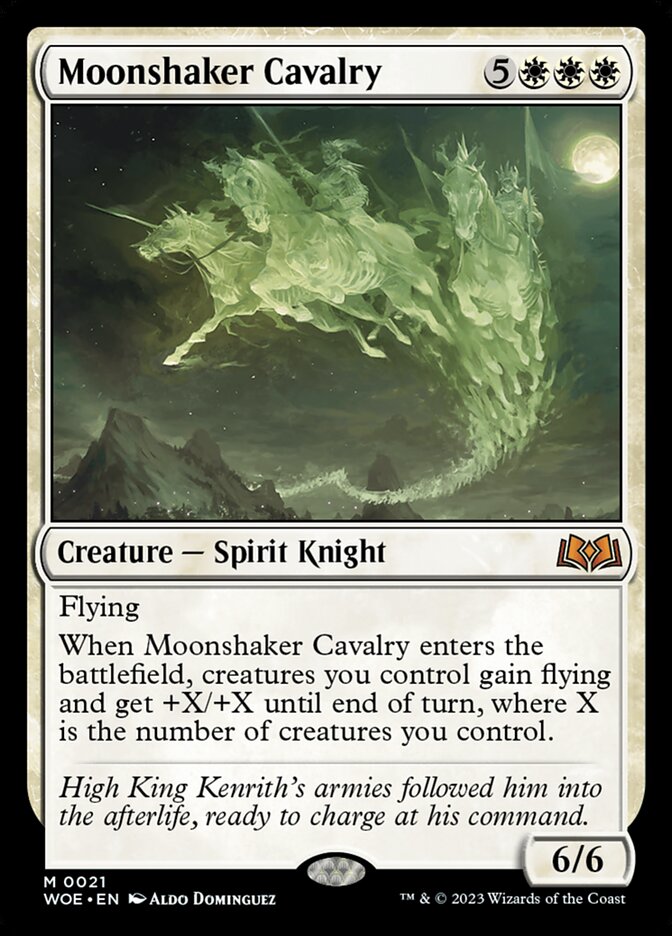 Moonshaker Cavalry 21 (Wilds of Eldraine)  | Good Games Adelaide SA