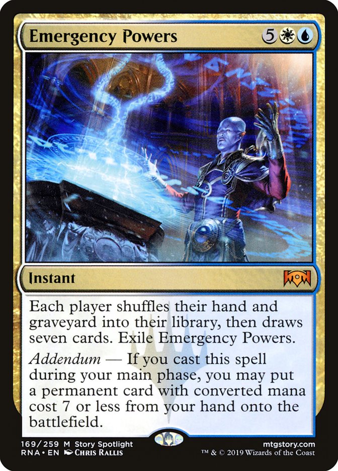Emergency Powers 169 (Ravnica Allegiance)  | Good Games Adelaide SA