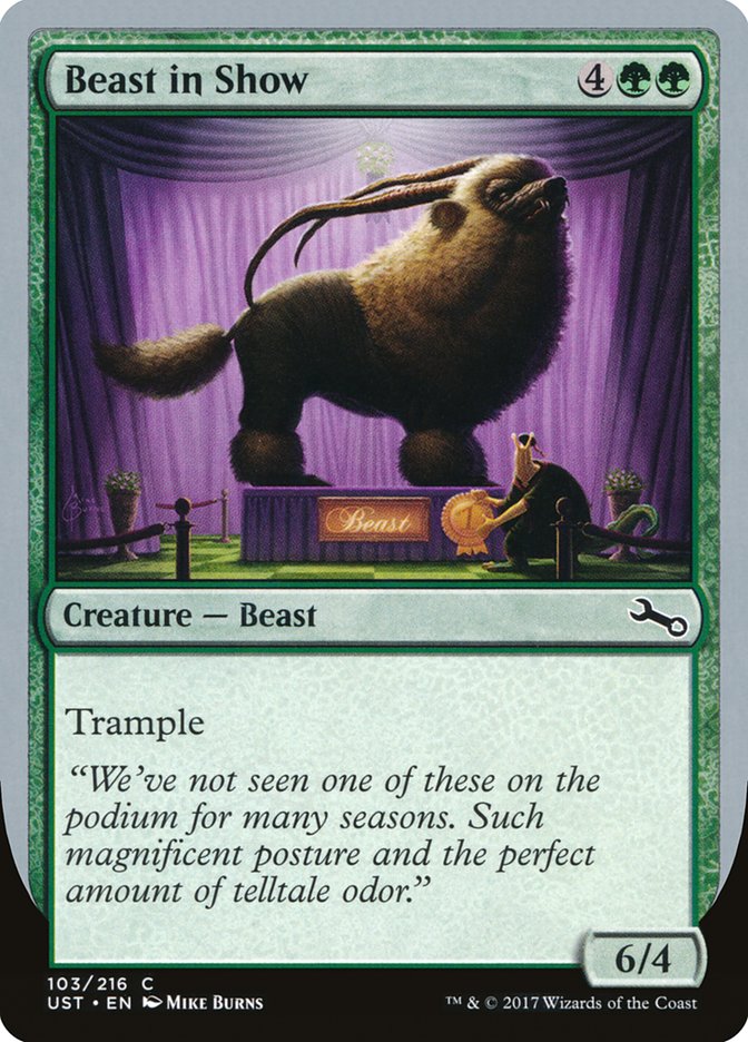 Beast in Show ("We've not seen one...") [Unstable] | Good Games Adelaide SA