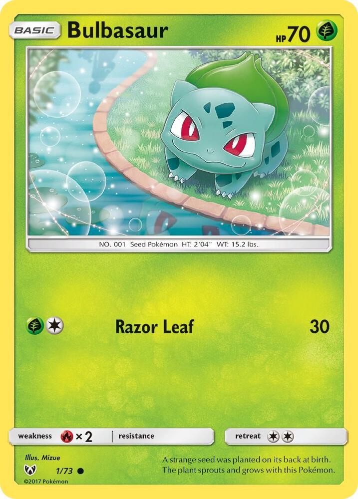 Bulbasaur 1/73 (Shining Legends)  | Good Games Adelaide SA