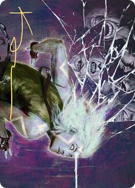 Anticognition Art Card Gold Stamped Signature 46 (Art Series: Zendikar Rising)  | Good Games Adelaide SA