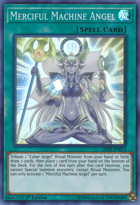 Merciful Machine Angel [LED4-EN014] Super Rare | Good Games Adelaide SA
