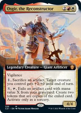 Osgir the Reconstructor Extended Art 335 (Commander 2021)  | Good Games Adelaide SA