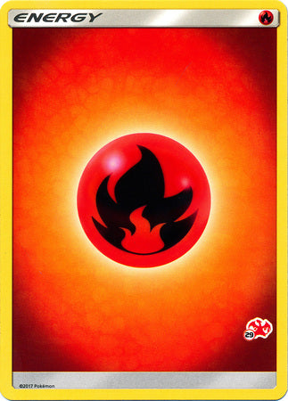 Fire Energy (Charizard Stamp #29) [Battle Academy 2020] | Good Games Adelaide SA