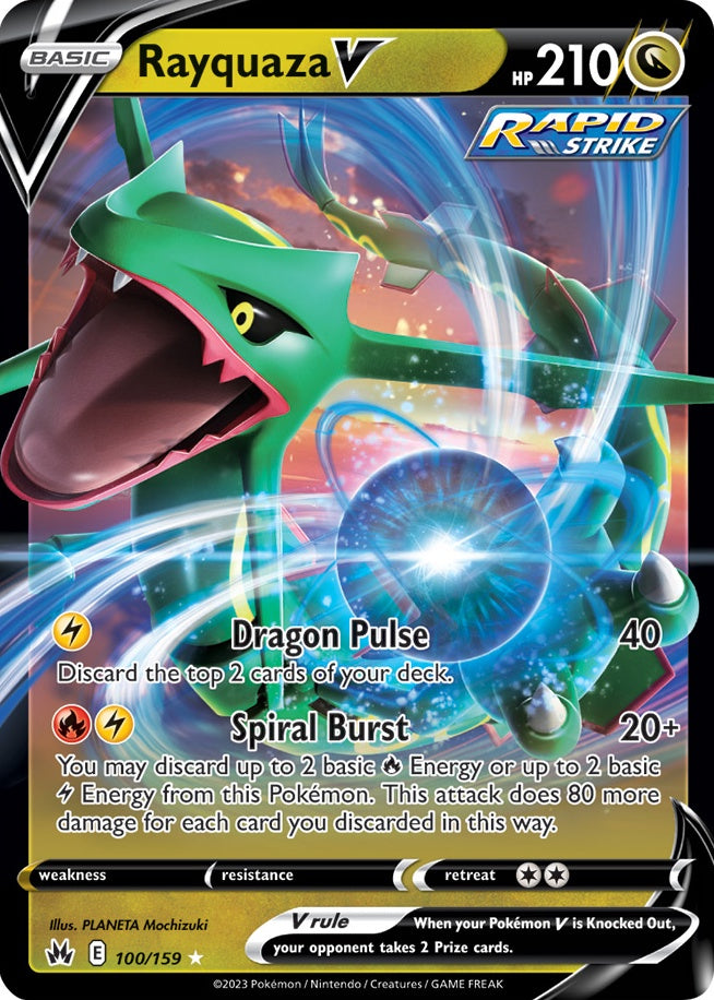 Rayquaza V 100/159 (Jumbo Card) [Sword & Shield: Evolving Skies] | Good Games Adelaide SA