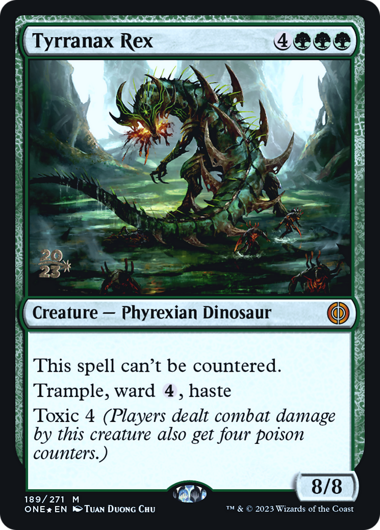 Tyrranax Rex [Phyrexia: All Will Be One Prerelease Promos] | Good Games Adelaide SA