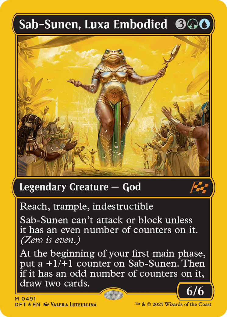 Sab-Sunen, Luxa Embodied (First-Place Foil) [Aetherdrift] | Good Games Adelaide SA