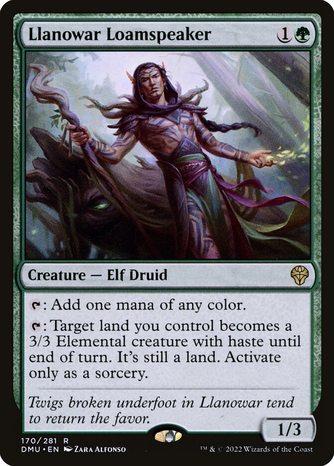 Llanowar Loamspeaker 170 (Dominaria United)  | Good Games Adelaide SA