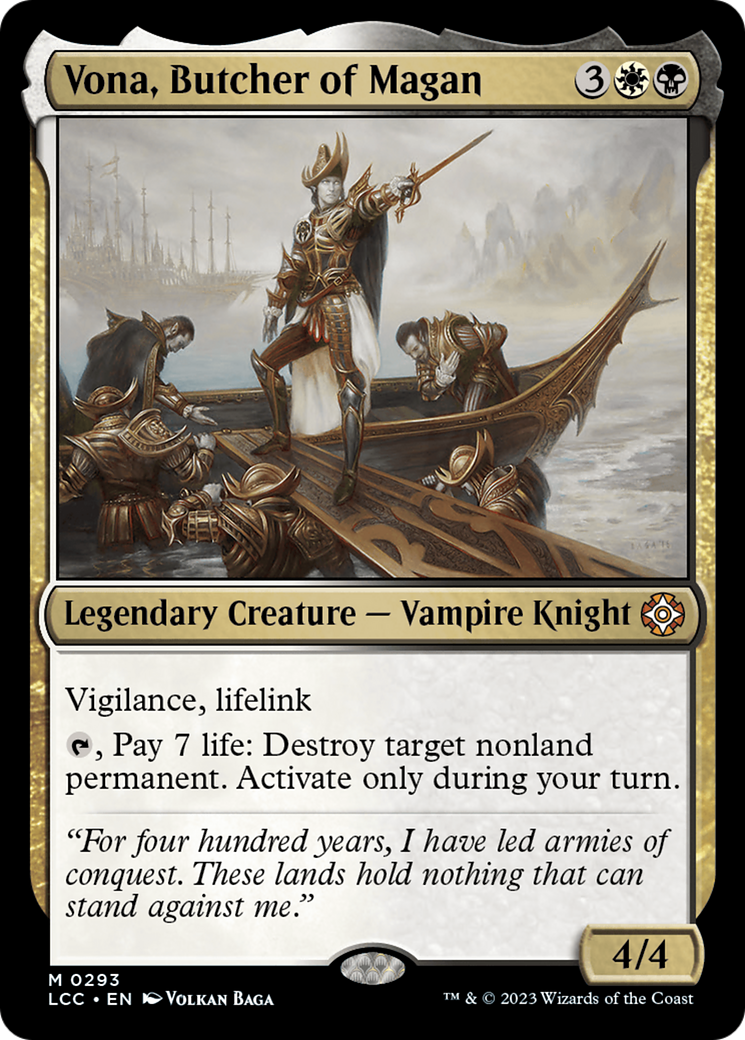 Vona, Butcher of Magan [The Lost Caverns of Ixalan Commander] | Good Games Adelaide SA