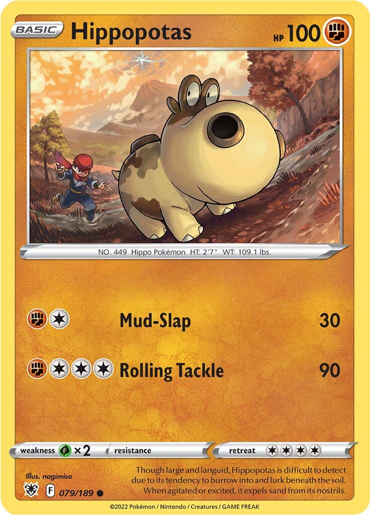 Hippopotas (079/189) [Sword & Shield: Astral Radiance] | Good Games Adelaide SA