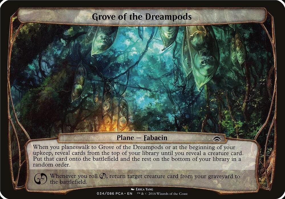 Grove of the Dreampods Planechase Anthology  (Oversize Cards)  | Good Games Adelaide SA