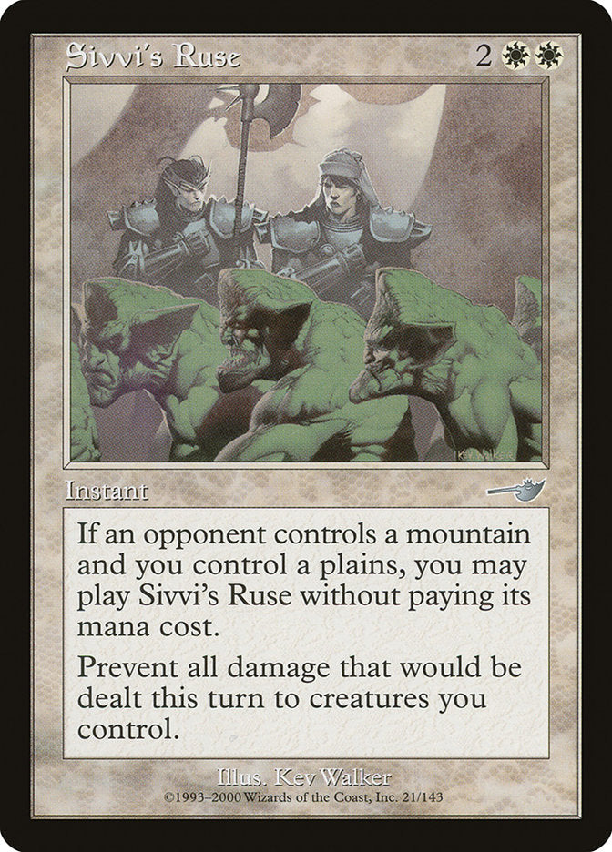 Sivvi's Ruse 21 (Nemesis)  - Foil | Good Games Adelaide SA