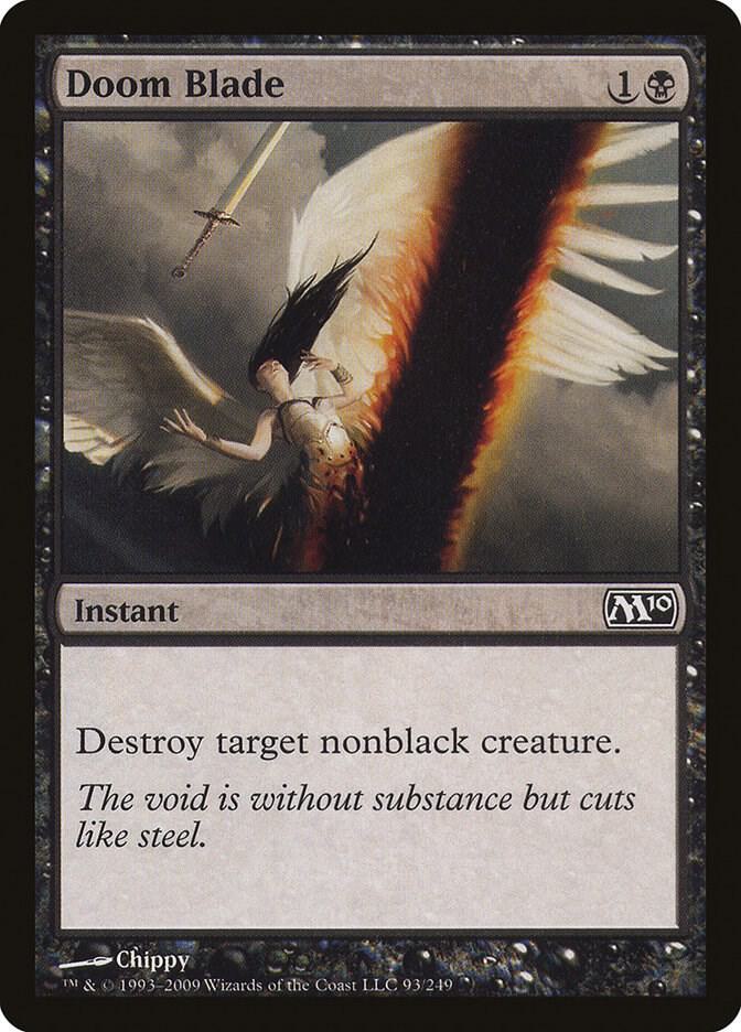 Doom Blade 93 (Magic 2010 (M10))  - Foil | Good Games Adelaide SA