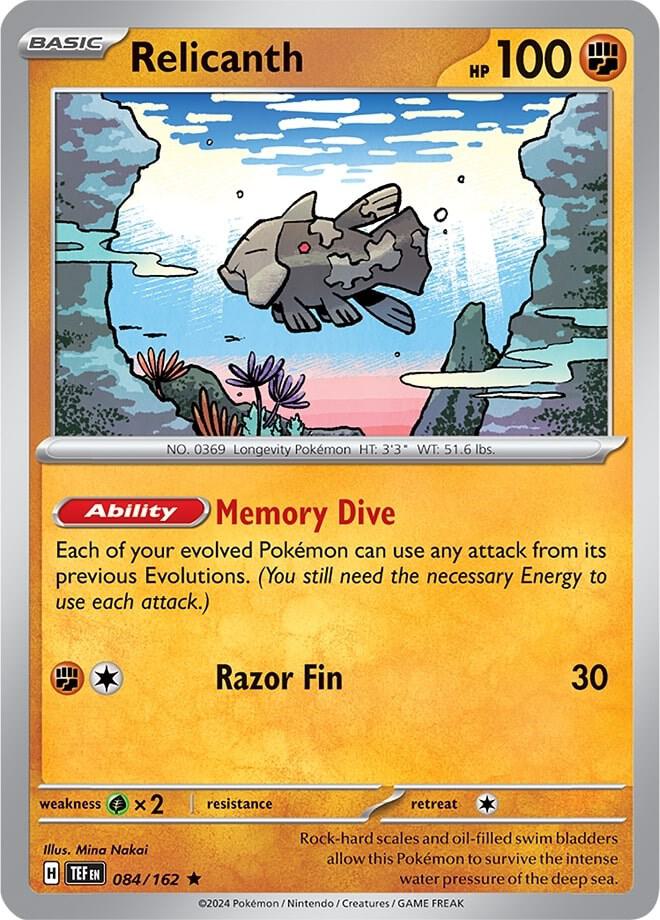 Relicanth 084 162 084/162 (Deck Exclusives)  | Good Games Adelaide SA