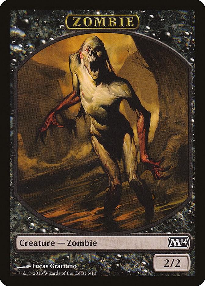 Zombie Token 5 (Magic 2014 (M14))  | Good Games Adelaide SA