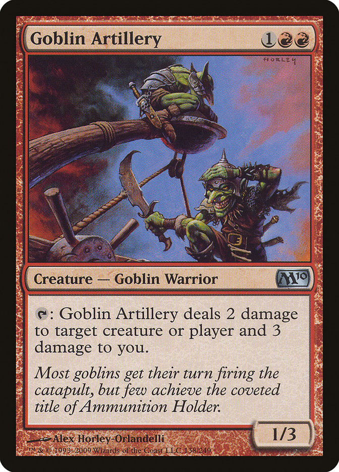Goblin Artillery 138/249 (Magic 2010 (M10))  | Good Games Adelaide SA