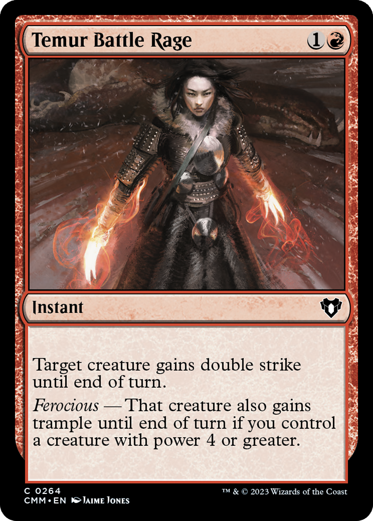 Temur Battle Rage [Commander Masters] | Good Games Adelaide SA