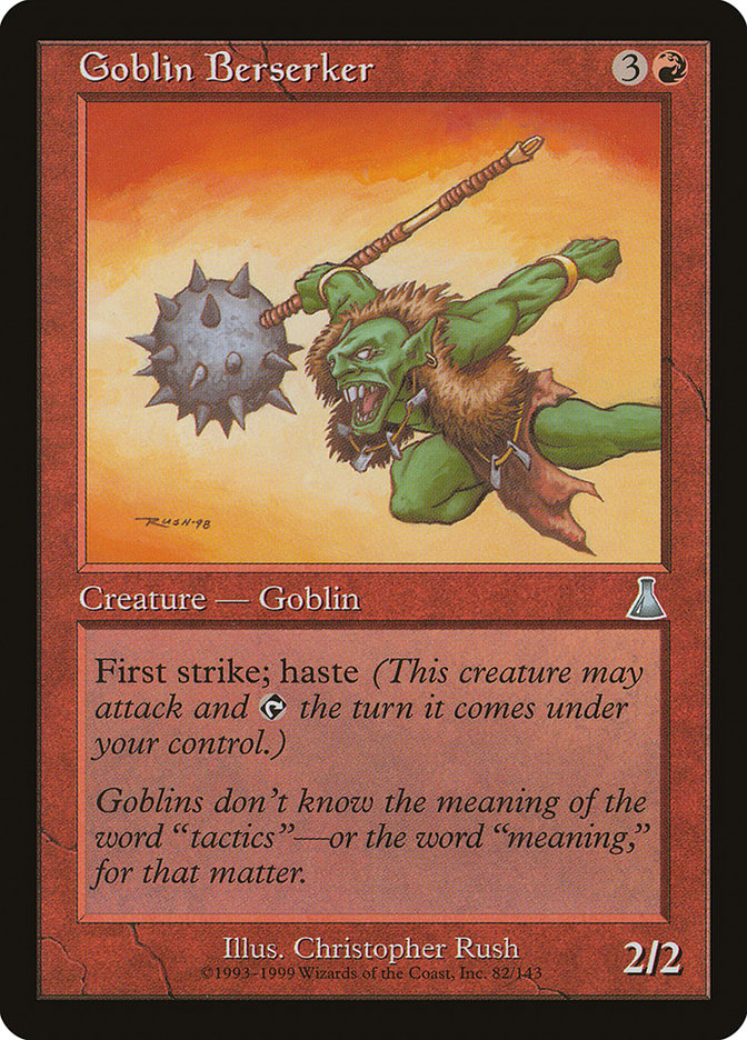 Goblin Berserker 82 (Urza's Destiny)  | Good Games Adelaide SA
