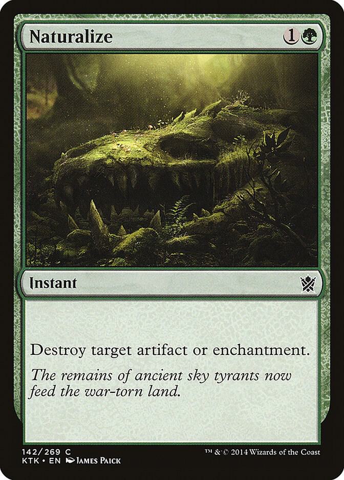 Naturalize 142 (Khans of Tarkir)  - Foil | Good Games Adelaide SA