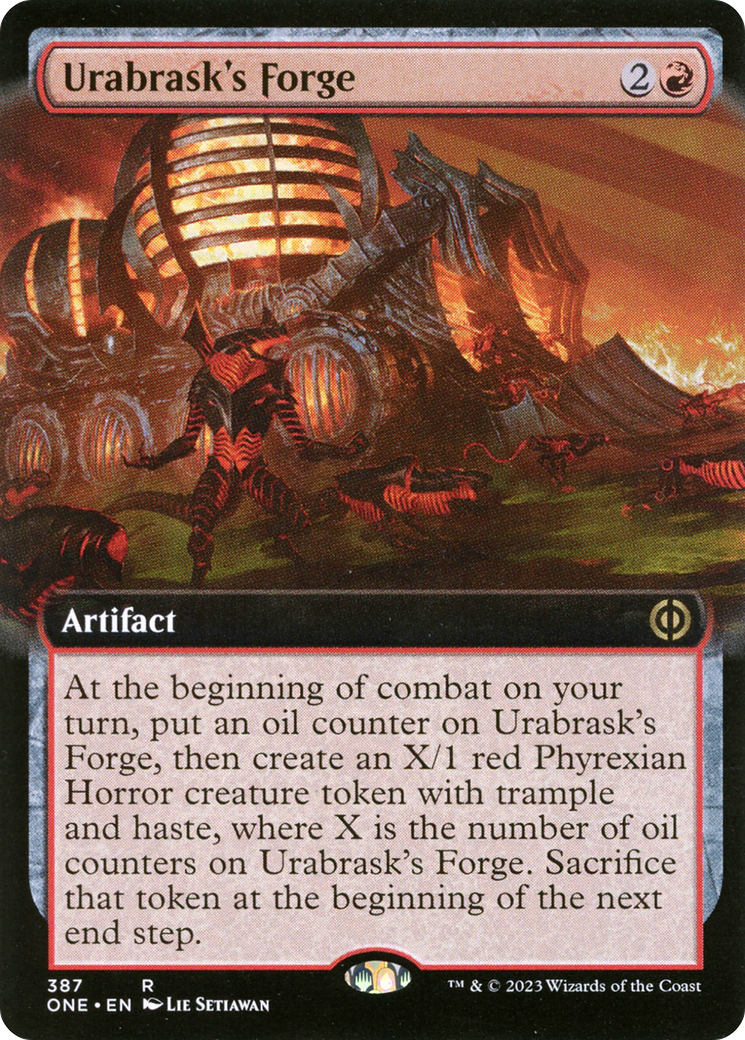 Urabrask's Forge (Extended Art) [Phyrexia: All Will Be One] | Good Games Adelaide SA