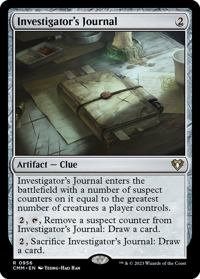 Investigator's Journal 956 (Commander Masters)  | Good Games Adelaide SA