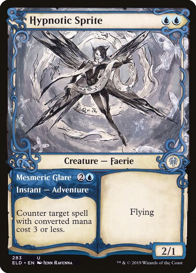 Hypnotic Sprite // Mesmeric Glare 283 (Throne of Eldraine)  | Good Games Adelaide SA