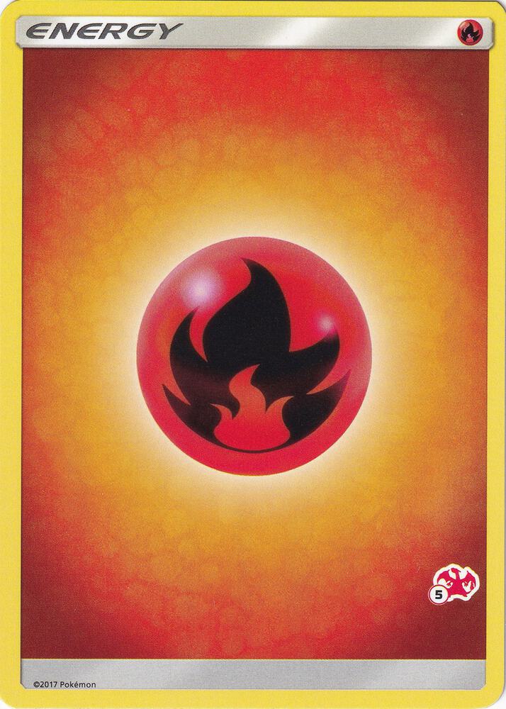 Fire Energy 5 Charizard Stamped  (Battle Academy)  | Good Games Adelaide SA