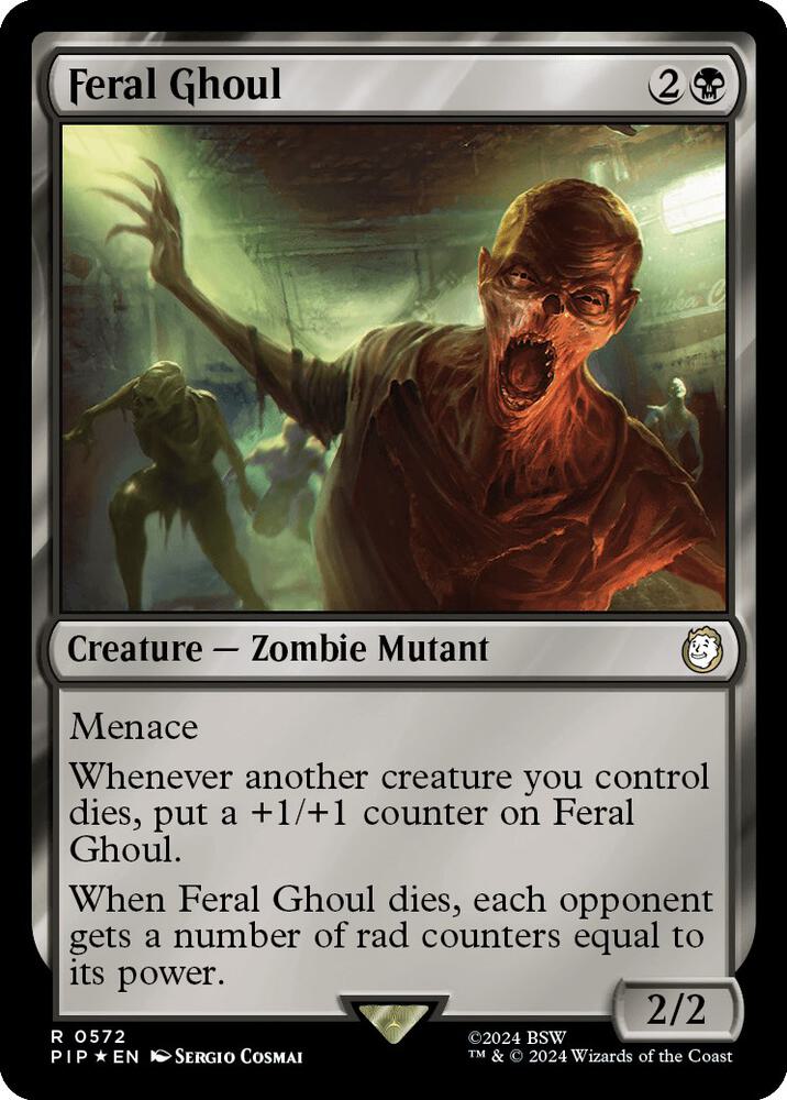 Feral Ghoul Surge Foil 572 (Universes Beyond: Fallout)  - Foil | Good Games Adelaide SA