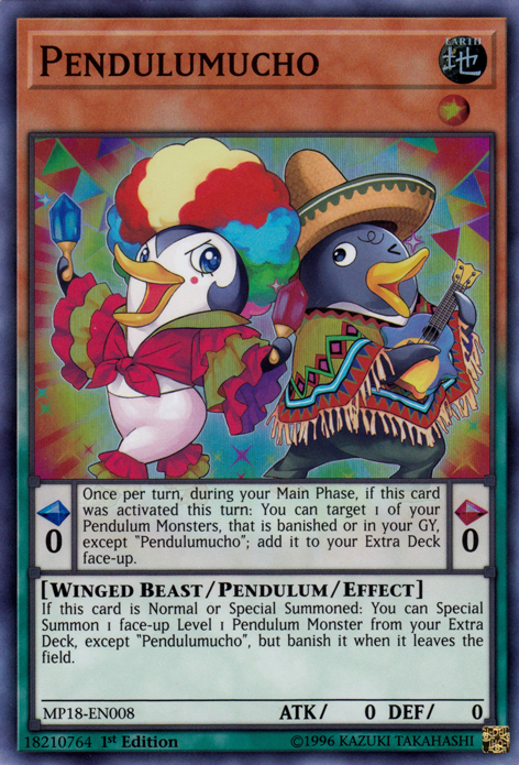 Pendulumucho [MP18-EN008] Super Rare | Good Games Adelaide SA