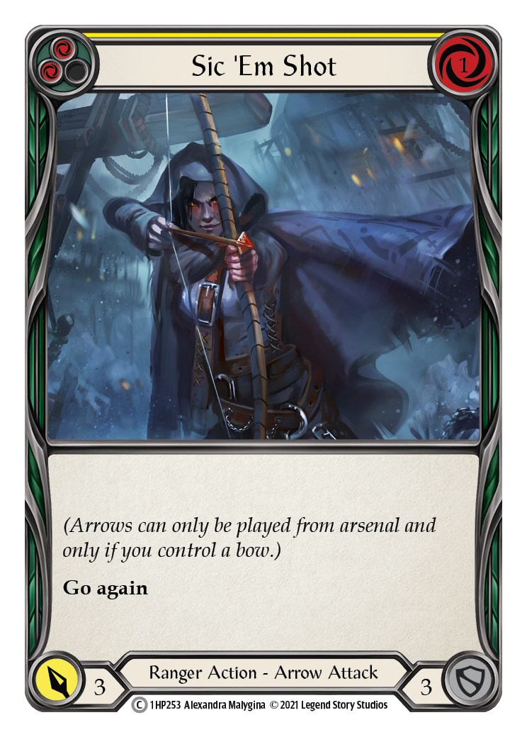 Sic 'Em Shot (Yellow) [1HP253] | Good Games Adelaide SA